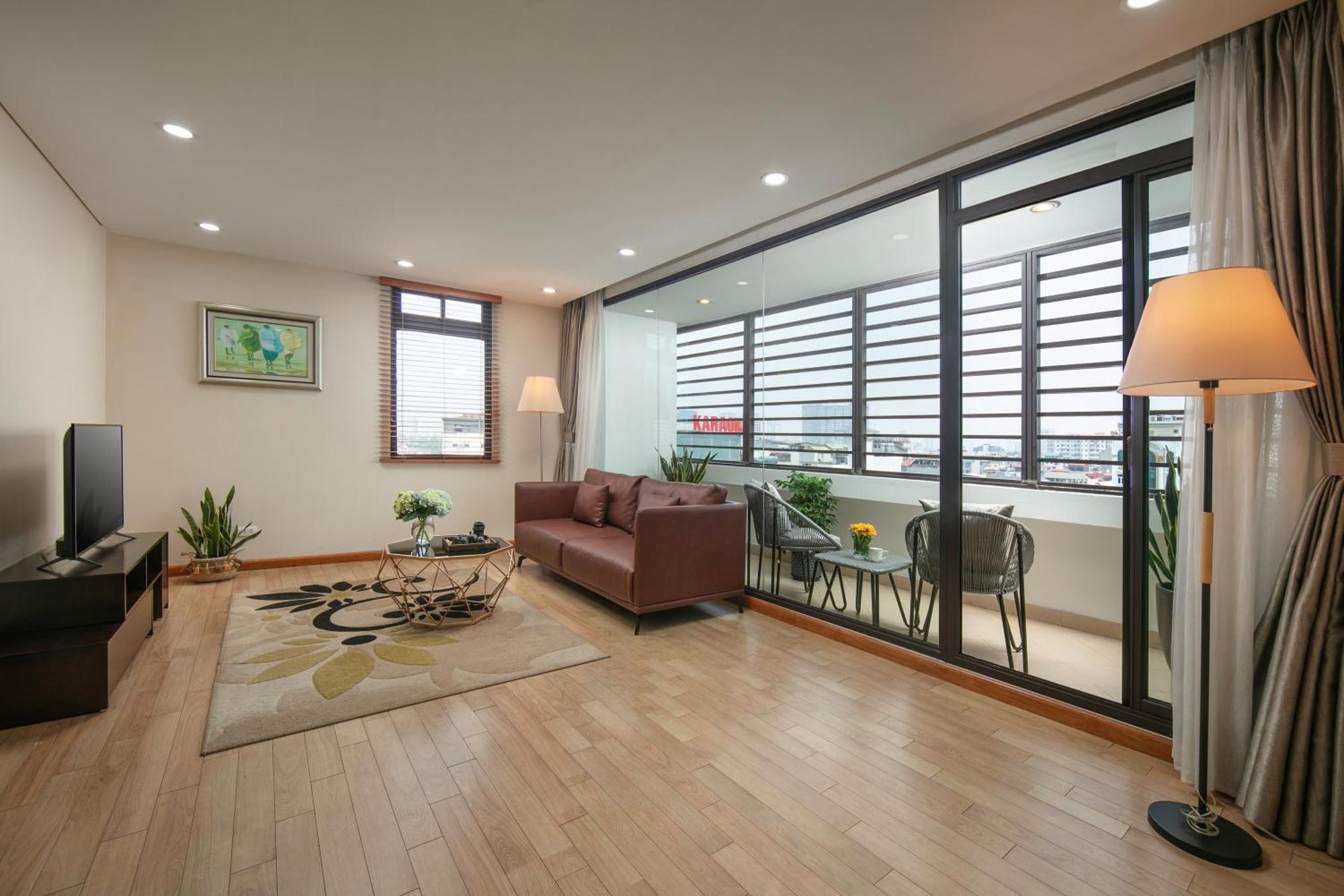 Hb Serviced Apartment - 121B Quan Hoa Hanoi Exterior foto