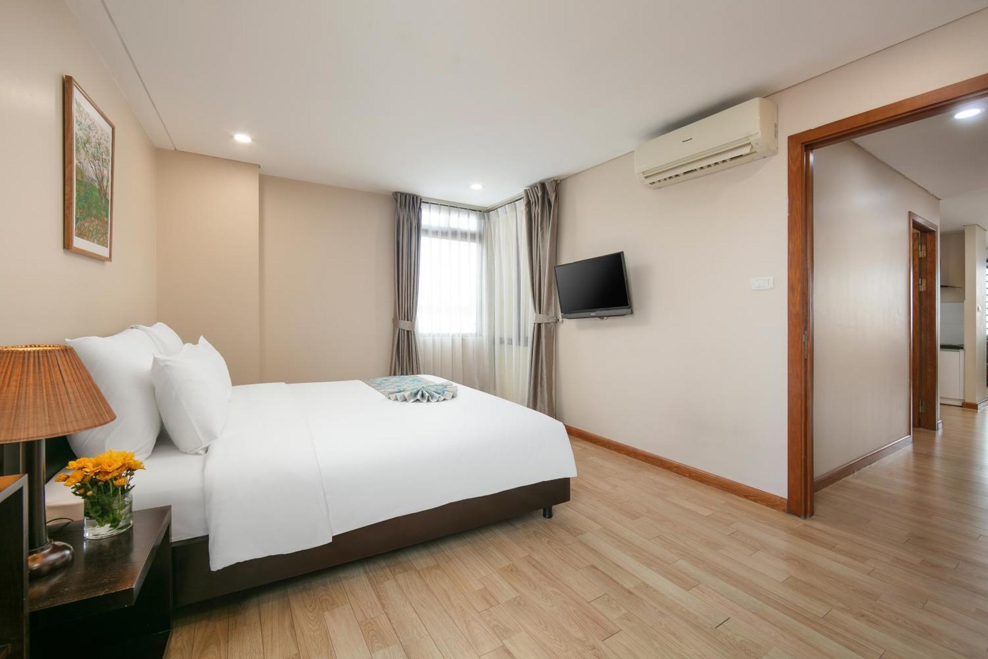 Hb Serviced Apartment - 121B Quan Hoa Hanoi Exterior foto
