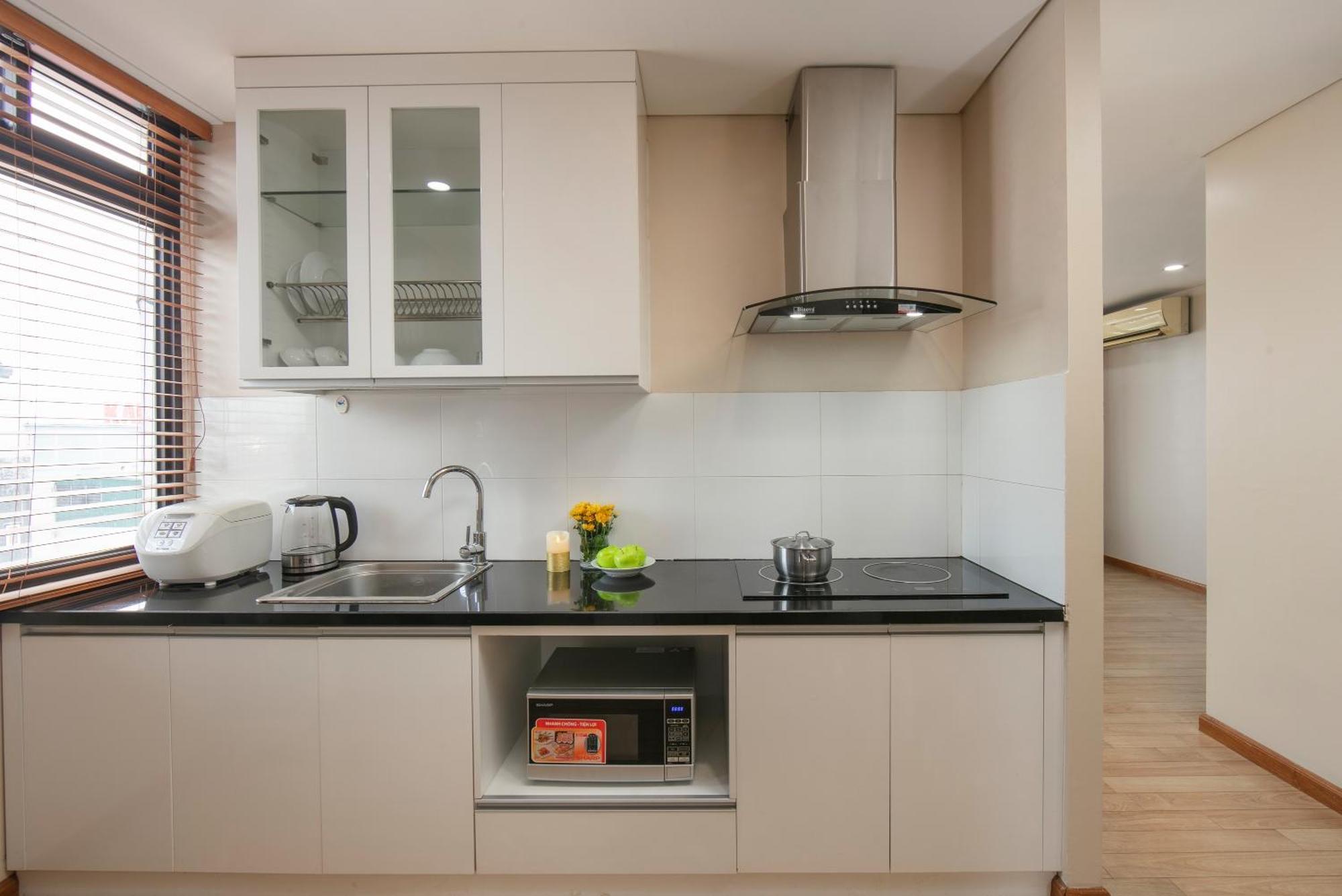 Hb Serviced Apartment - 121B Quan Hoa Hanoi Exterior foto