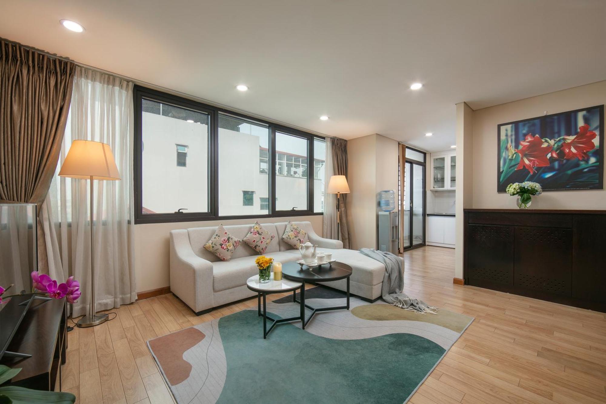 Hb Serviced Apartment - 121B Quan Hoa Hanoi Exterior foto