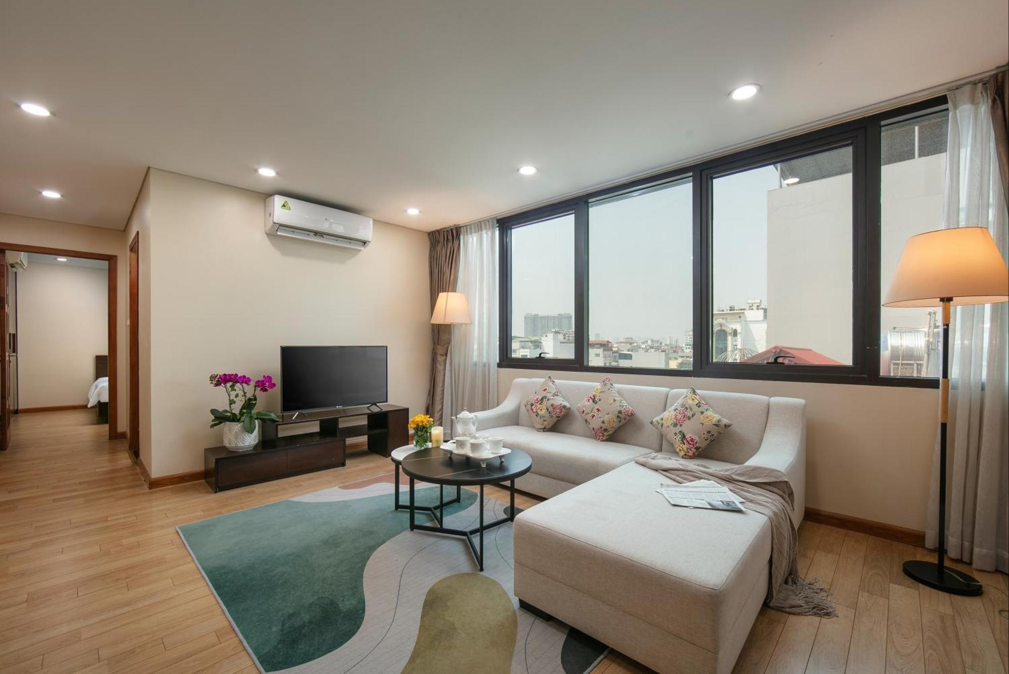 Hb Serviced Apartment - 121B Quan Hoa Hanoi Exterior foto