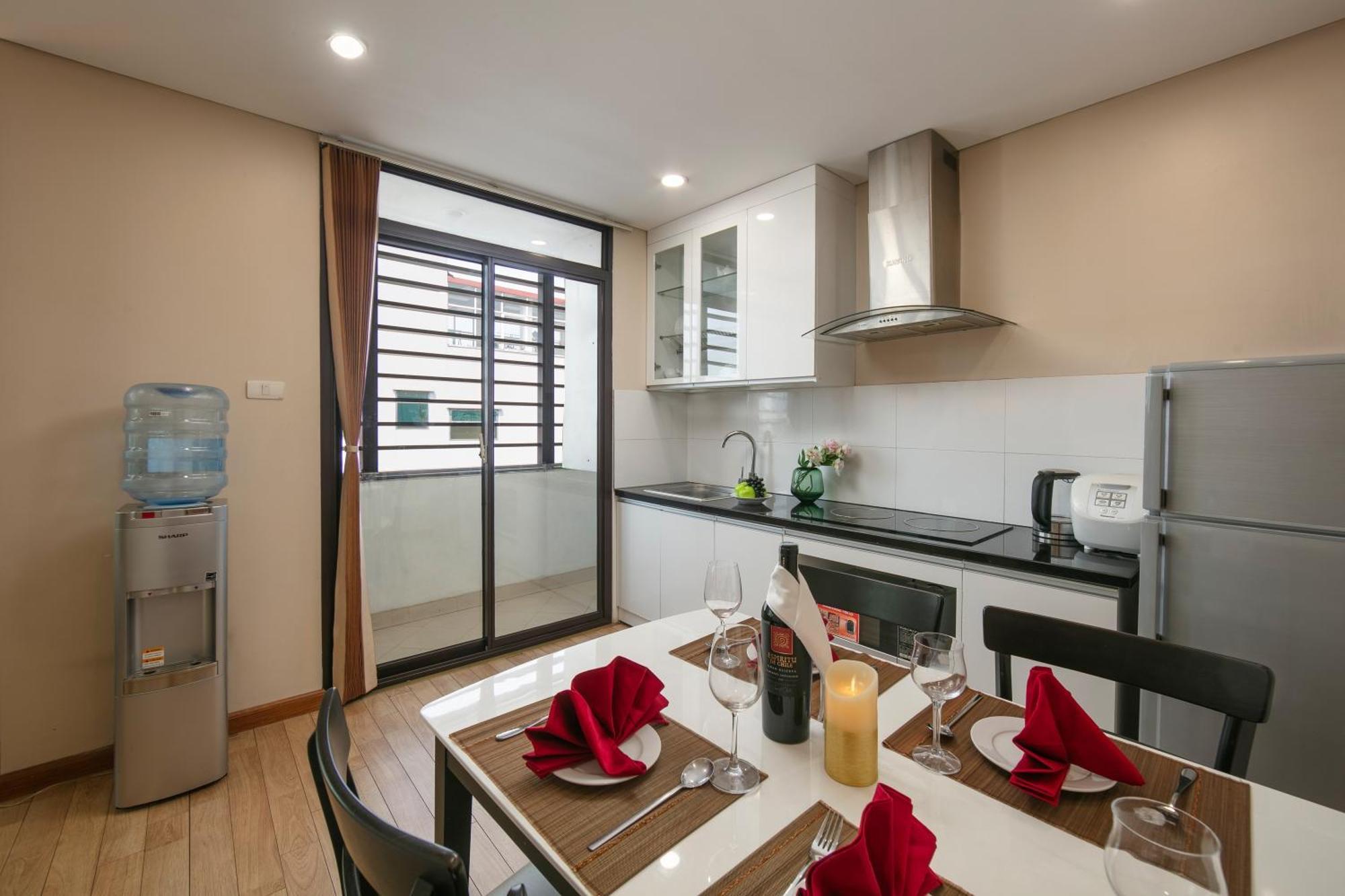 Hb Serviced Apartment - 121B Quan Hoa Hanoi Exterior foto