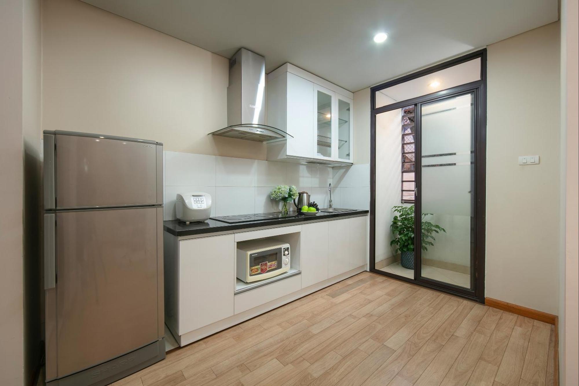Hb Serviced Apartment - 121B Quan Hoa Hanoi Exterior foto